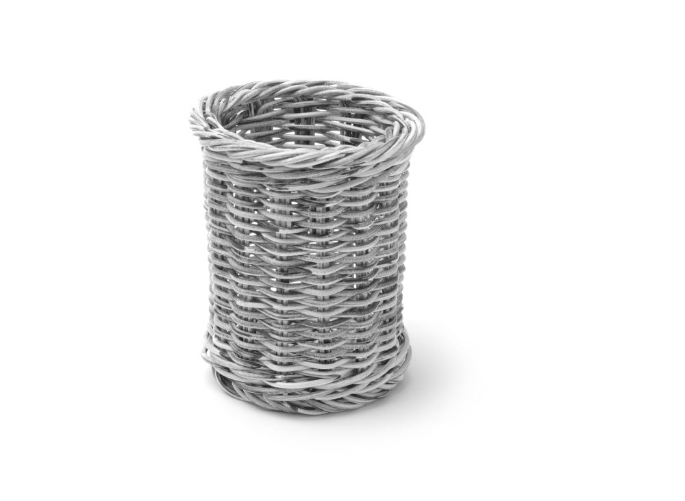 Bestekmand, HENDI, Zwart, ø100x(H)120mm