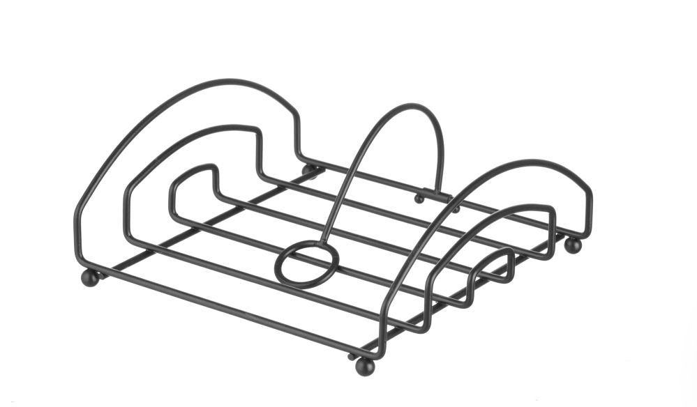 Servettenhouder zwart, HENDI, 205x210mm