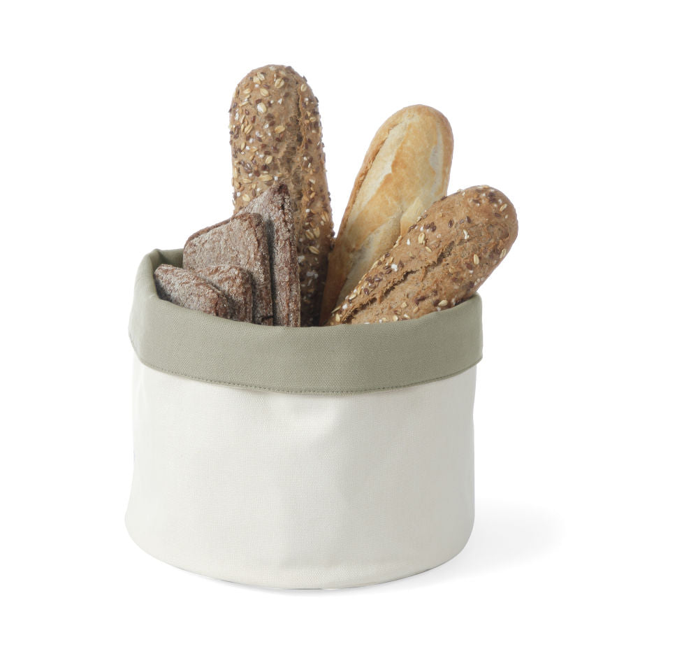 Broodzak rond, HENDI, Donkergrijs, ø250x(H)160mm