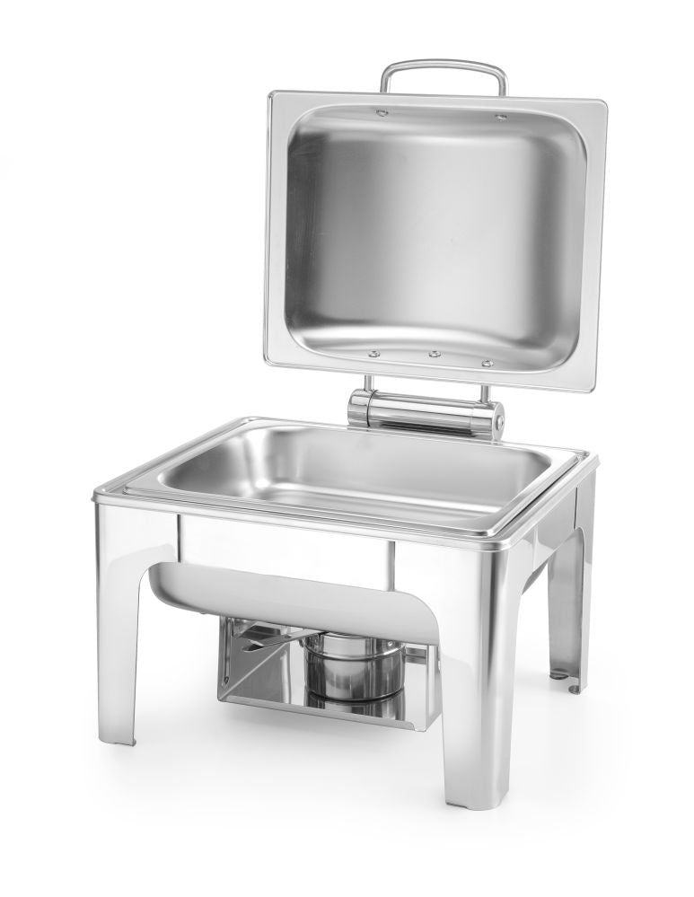 Chafing dish GN 1/2 satin finish, HENDI, Profi Line, 4L, 365x370x(H)280mm
