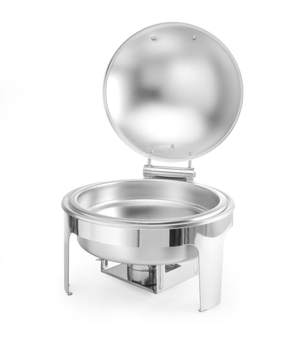 Chafing dish rond satin finish, HENDI, Profi Line, 6L, 465x420x(H)320mm