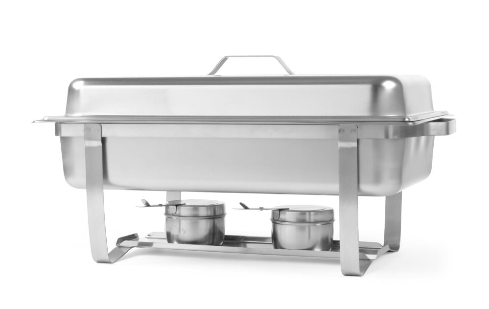 2x Chafing dish Gastronorm 1/1, HENDI, Kitchen Line, 9L, 600x358x(H)295mm