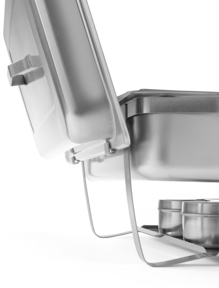 2x Chafing dish Gastronorm 1/1, HENDI, Kitchen Line, 9L, 600x358x(H)295mm