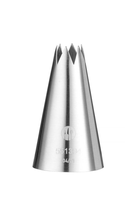 Spuitmondjes - gekarteld, HENDI, ø6-8-10-12-14