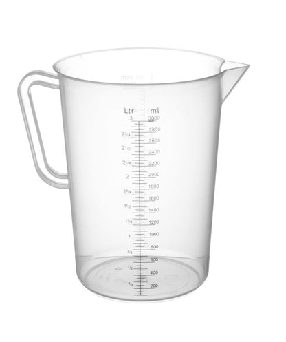 Maatbeker polypropyleen, HENDI, Diverse maten