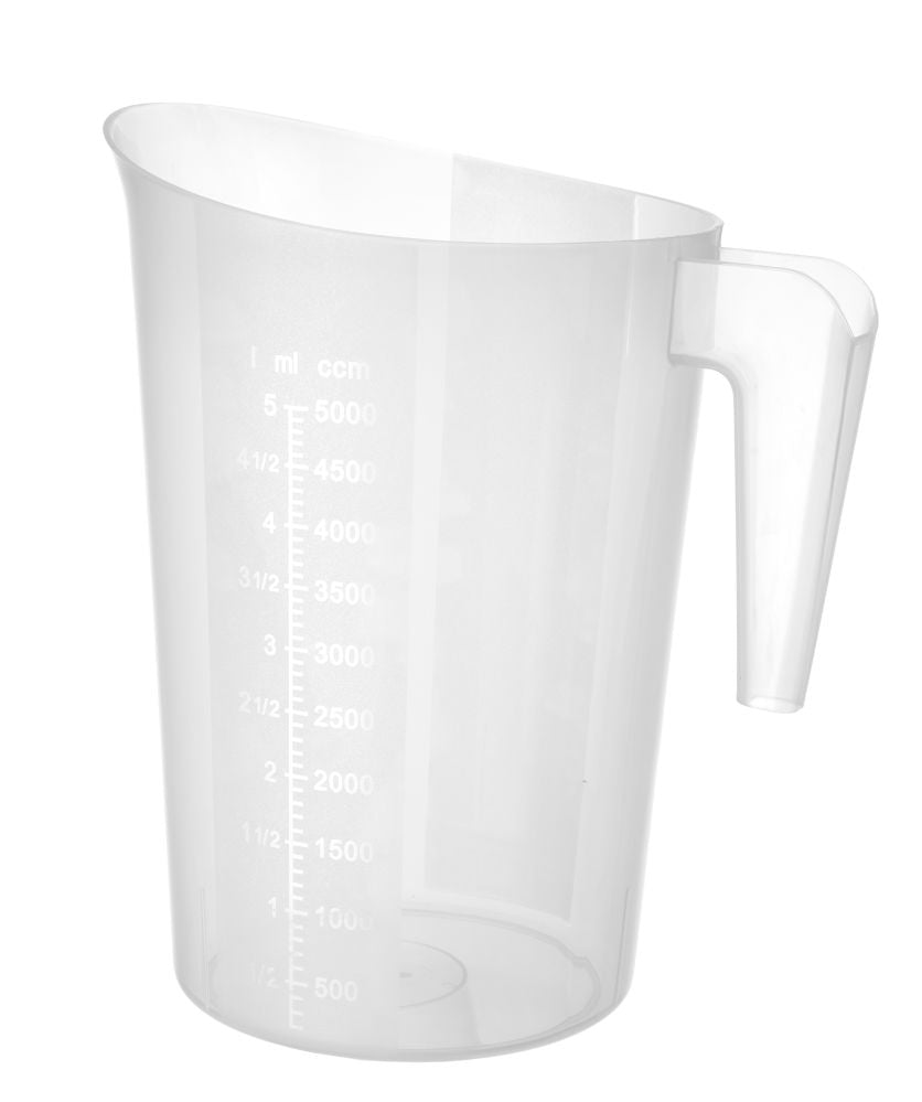 Maatbeker stapelbaar, HENDI, 5L, ø210x(H)270mm