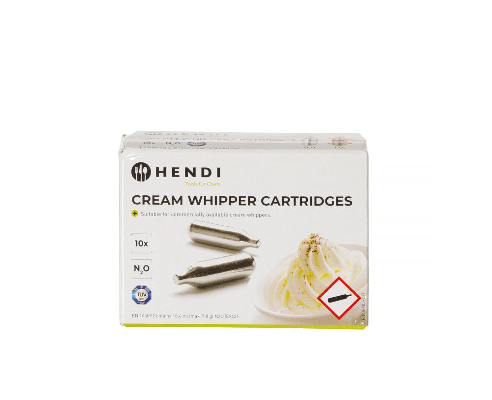 Slagroompatronen, HENDI (10 stuks, 24 stuks, 50 stuks)