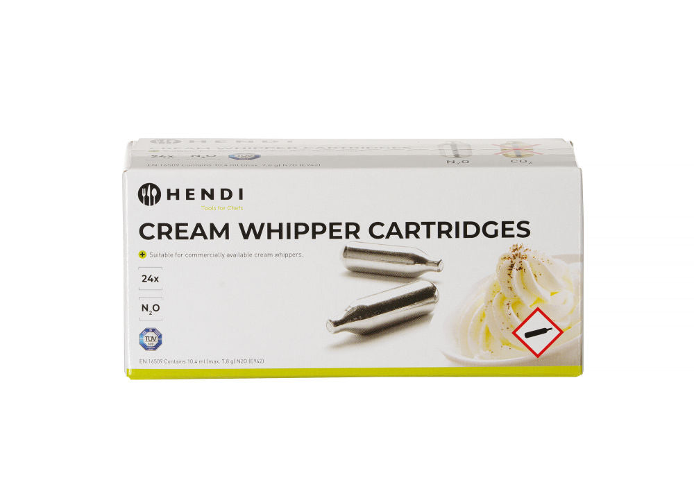 Slagroompatronen, HENDI (10 stuks, 24 stuks, 50 stuks)