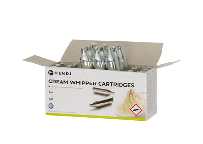 Slagroompatronen, HENDI (10 stuks, 24 stuks, 50 stuks)
