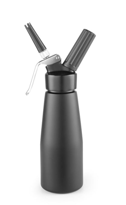 Slagroomspuit Kitchen Line zwart, HENDI, Kitchen Line, 0,5L, ø80x(H)260mm