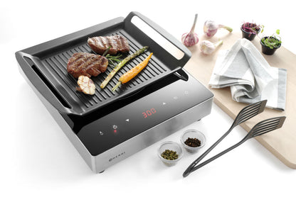 Grillplaat voor inductie kookplaten, HENDI, 390x260x(H)35mm