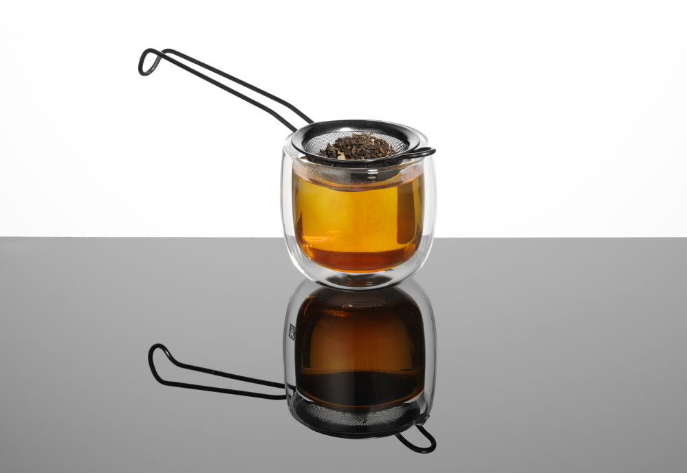 Barzeef PVD gecoat, Bar up, Zwart, ø65x220mm