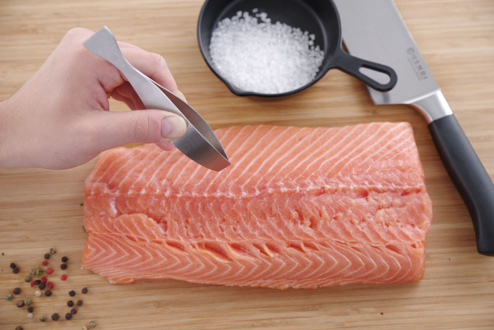 Vispincet platte bek, HENDI, (L)135mm