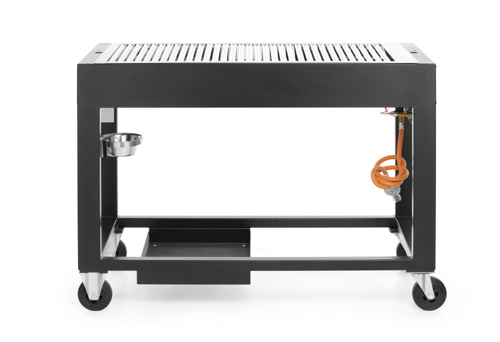 Tampa gasbarbecue, HENDI, Zwart, 10kW, 1260x580x(H)900mm