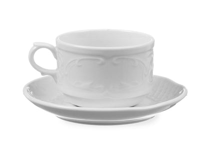 Schotel voor koffie en cappuccinokop, HENDI, ø138mm