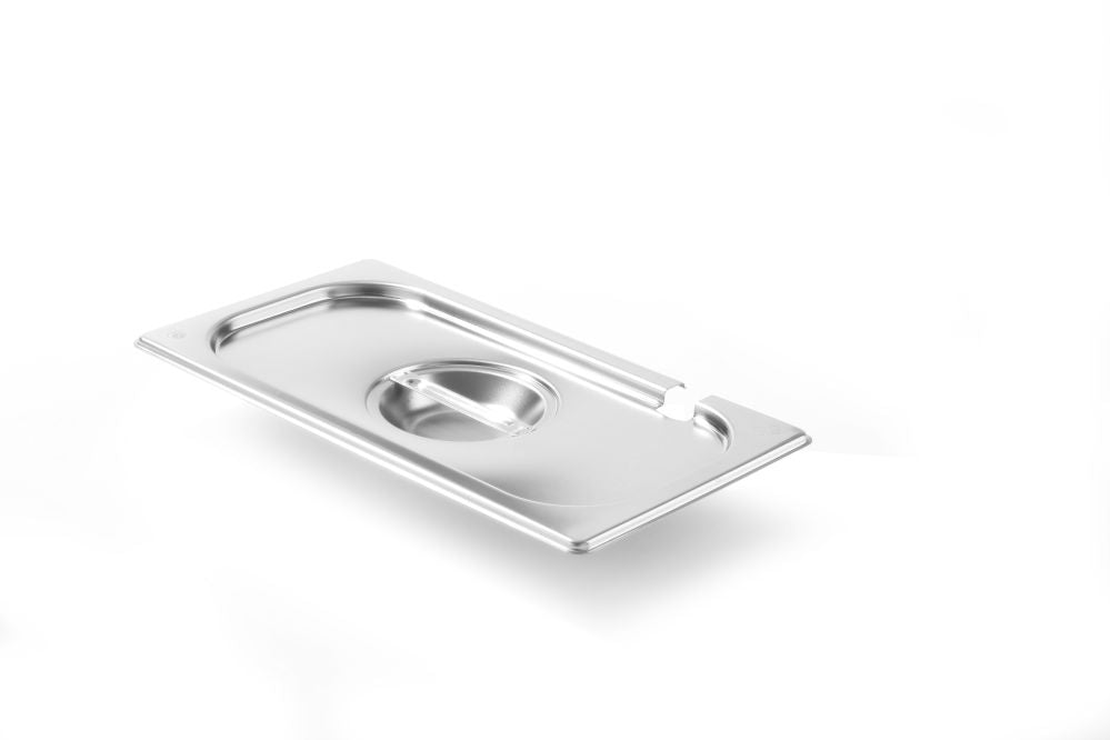 Deksel voor GN containers met lepeluitsparing, HENDI, Kitchen Line, GN 1/9, 176x108mm