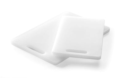 Snijplank met handgreep, HENDI, Wit / Zwart