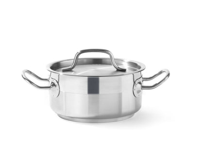 Kookpan laag - met deksel, HENDI, Profi Line