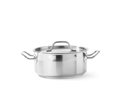 Kookpan laag - met deksel, HENDI, Profi Line