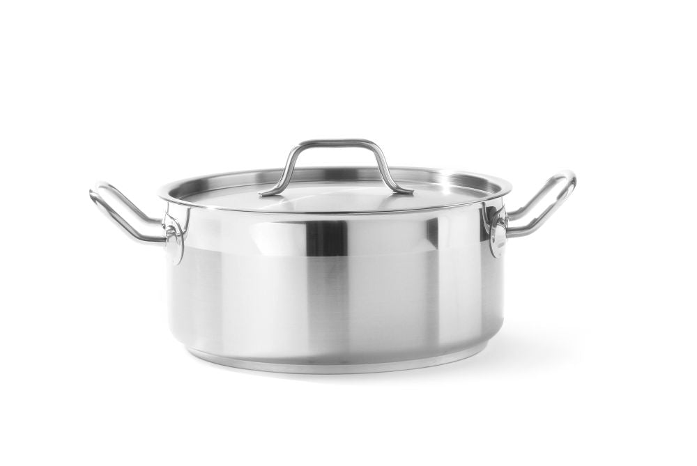 Kookpan laag - met deksel, HENDI, Profi Line