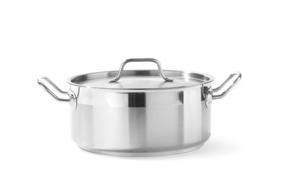 Kookpan laag - met deksel, HENDI, Profi Line