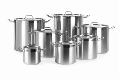 Kookpan hoog - met deksel, HENDI, Profi Line, 3L- 95L