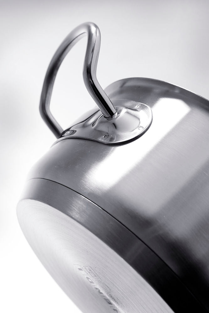 Kookpan laag - met deksel, HENDI, Kitchen Line, 1,5L, ⌀160x(H)75mm