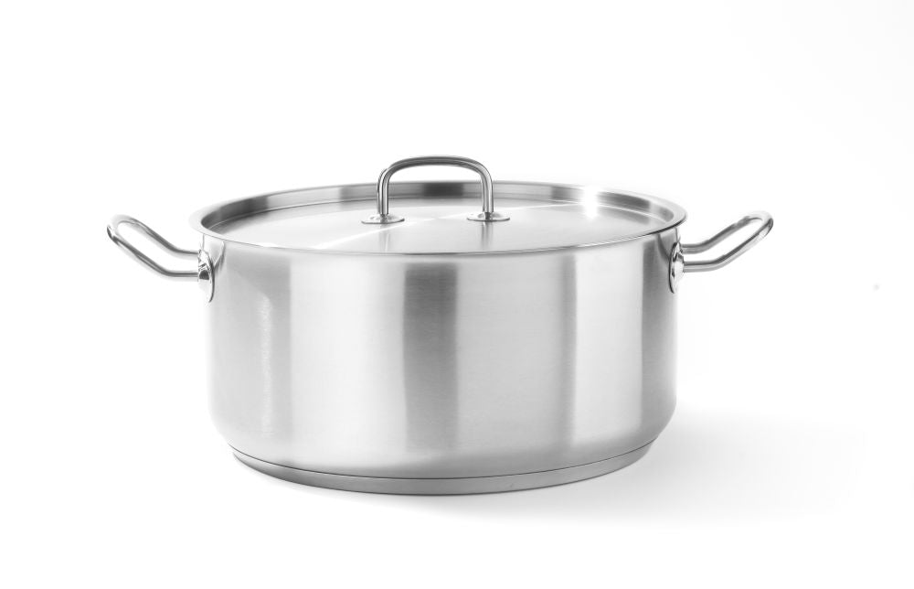 Kookpan laag - met deksel, HENDI, Kitchen Line, 1,5L, ⌀160x(H)75mm