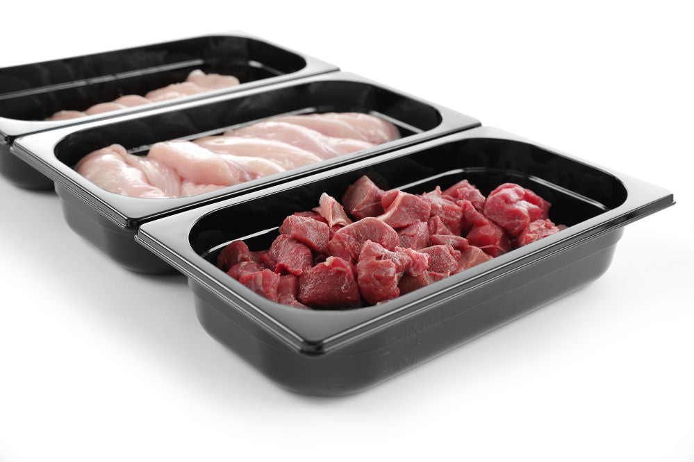 Gastronormbak GN 1/1 zwart polycarbonaat, HENDI, Profi Line, GN 1/1, 14L, Zwart, 530x325x(H)100mm