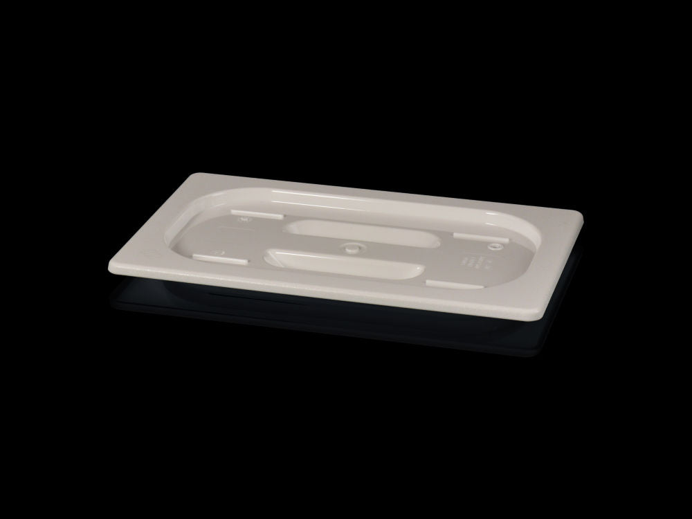 Deksel voor GN containers wit polycarbonaat, HENDI, GN 1/6, Wit, 176x162mm