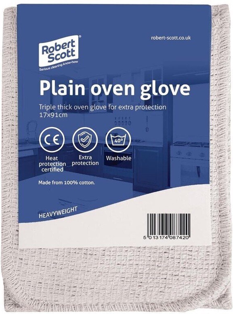 Dubbele Ovenhandschoen Katoen 90cm - Geen Merk CW488